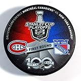 2017 Stanley Cup Playoffs 1st Round Canadiens vs Rangers NHL Hockey Puck