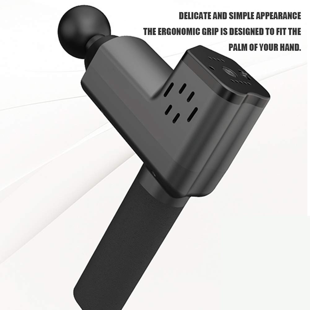 Massaggiatore muscolare palmare per massaggiatori muscolari a pistola profonda per alleviare il dolore, motore brushless silenzioso portatile super trapano sportivo, sollievo completo pe