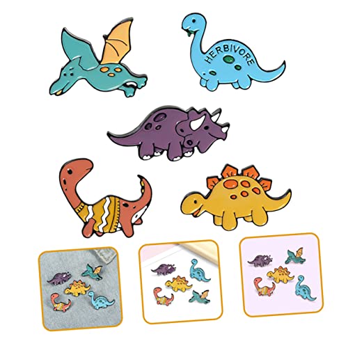 Épingle décorative dinosaure pour customiser un vêtement basique