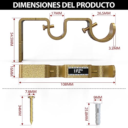 Recopilación y reviews de Soporte para cortinero doble los mejores 10. 17 Recopilación y reviews de Soporte para cortinero doble los mejores 10. 17