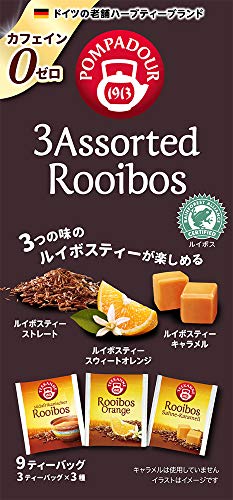 日本緑茶センター ポンパドール9TB 3アソートルイボスティー 15.75g ×6個 デカフェ・ノンカフェイン ティーバッグのサムネイル