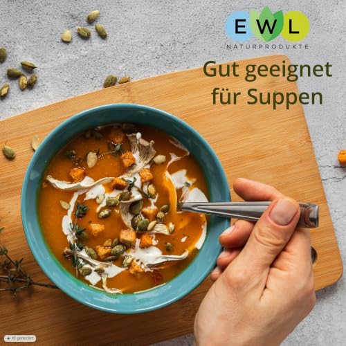 EWL Naturprodukte Guarkernmehl für Eis 900 g, Verdickungsmittel Bindemittel E 412 3.500 cps Carb Guar Gum, in Deutschland kontrolliert und abgefüllt