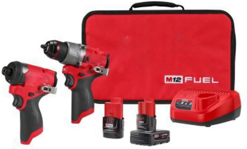 M12 Fuel Milwaukee 12 Piece Combo Kit Milwaukee M12 FUEL 12-Volt