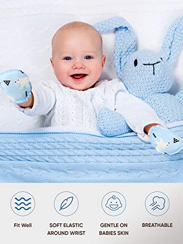 15 Pairs Baby Mittens Newborn Baby Unisex Gloves No Scratch Mittens For 0-6 Months Baby Boys Girls #TOP2