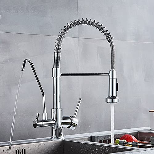 Robinet de cuisine avec purificateur pour éliminer le calcaire et les impuretés