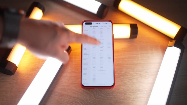 LUXCEO P200 LED Videoleuchte Leuchtstab Handheld Fotografie Licht Wasserdichtes 200-mm RGB Röhrenlicht,eingebauter… – Bild 8