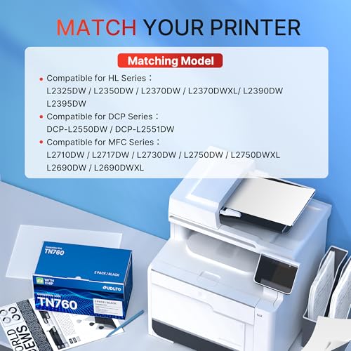 Image of TN760 Toner for Brother Printer Replacement for Brother TN760 TN-760 TN730