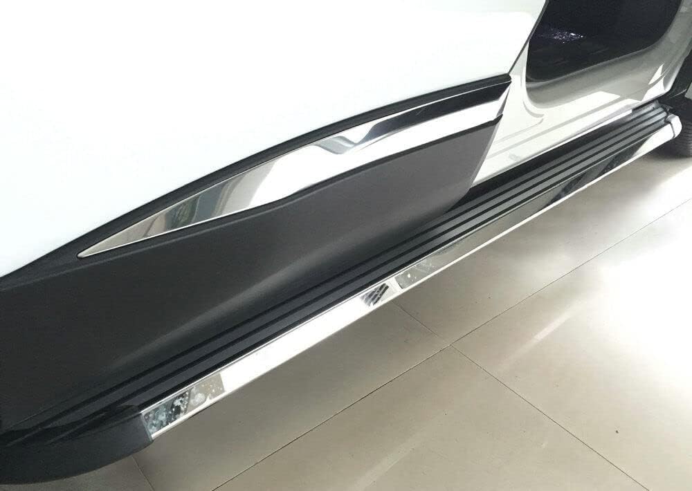 2Pack Fixed Aluminum Side Steps Side Pedals Compatible with VW Touareg 2011-2018 Running Boards