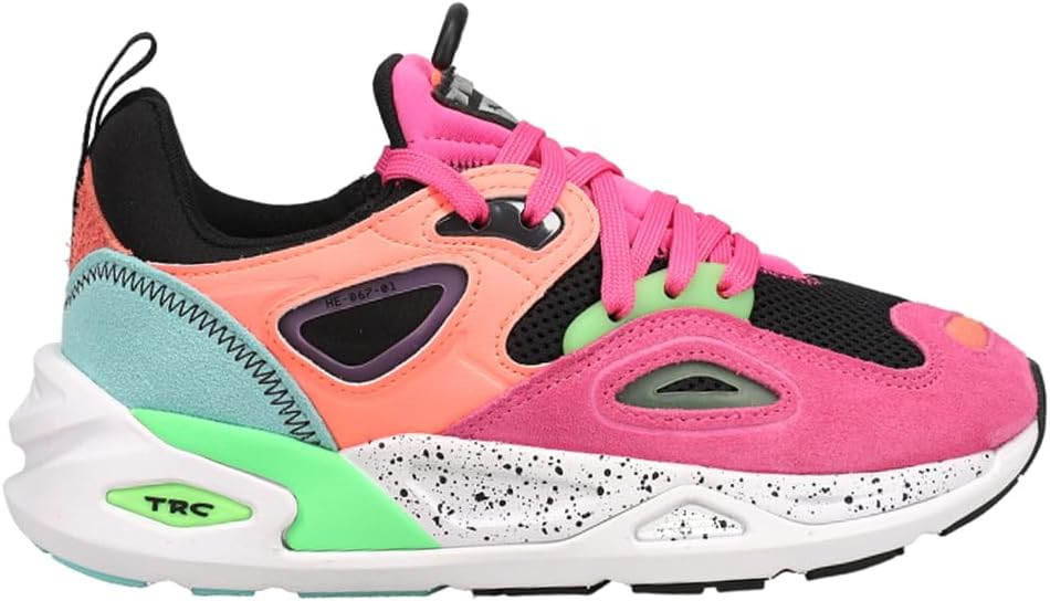 PUMA Womens TRC Blaze Speckle Lace Up Sneakers Shoes Casual - Multi, Pink