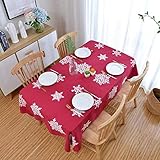 【Vielseitiger Tischschutz】 Diese Eckig Tischabdeckung eignet sich perfekt für den tglichen Gebrauch, Grten, Küchen, Esszimmer, Party, Urlaub, Catering, Cafés, besondere Anlsse, Abendessen, Brunch, Potlucks, Buffets, Baby-Duschen, Terrasse, Familienzimmer und Hochzeiten Dekoration.