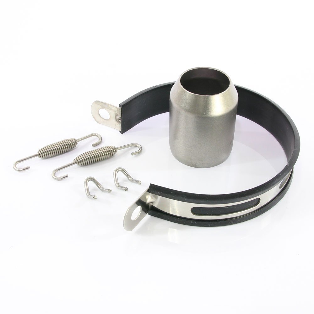 Amazon | 汎用 GPショートサイレンサー φ50.8 缶型 チタンカラー 焼き