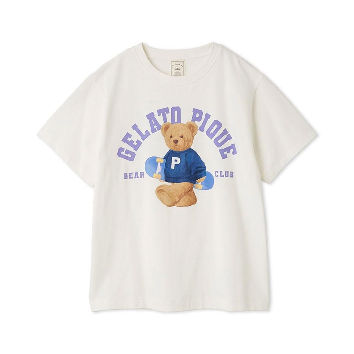 Amazon | ジェラートピケ レディース スポーティーベアワンポイントT