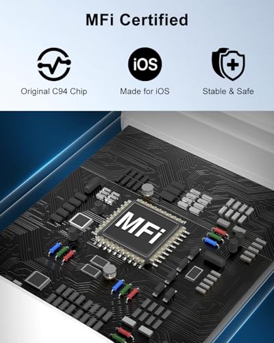 iPhone Oplader met Lightning-kabel, 2 m, MFi-gecertificeerd, 20 W USB C-oplader, iPhone snellader, USB C voeding, laadadapter, Fast Charger Adater USB C voor iPhone 14 13 12 11 Pro Max/XS/SE/8/iPad - Afbeelding 6