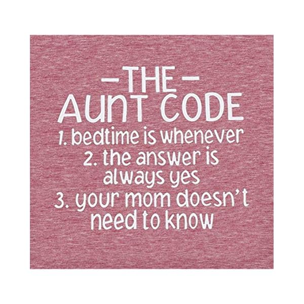 FCHICH-The-Aunt-Code-Shirts-Women-Funny-Letter-Sayings-Print-Auntie-T-Shirt-Bless-Aunt-Tops-Tees-Casual-Short-Sleeve-Tshirts FCHICH The Aunt Code Shirts Women Funny Letter Sayings Print Auntie T Shirt Bless Aunt Tops Tees Casual Short Sleeve Tshirts (Pink, M)