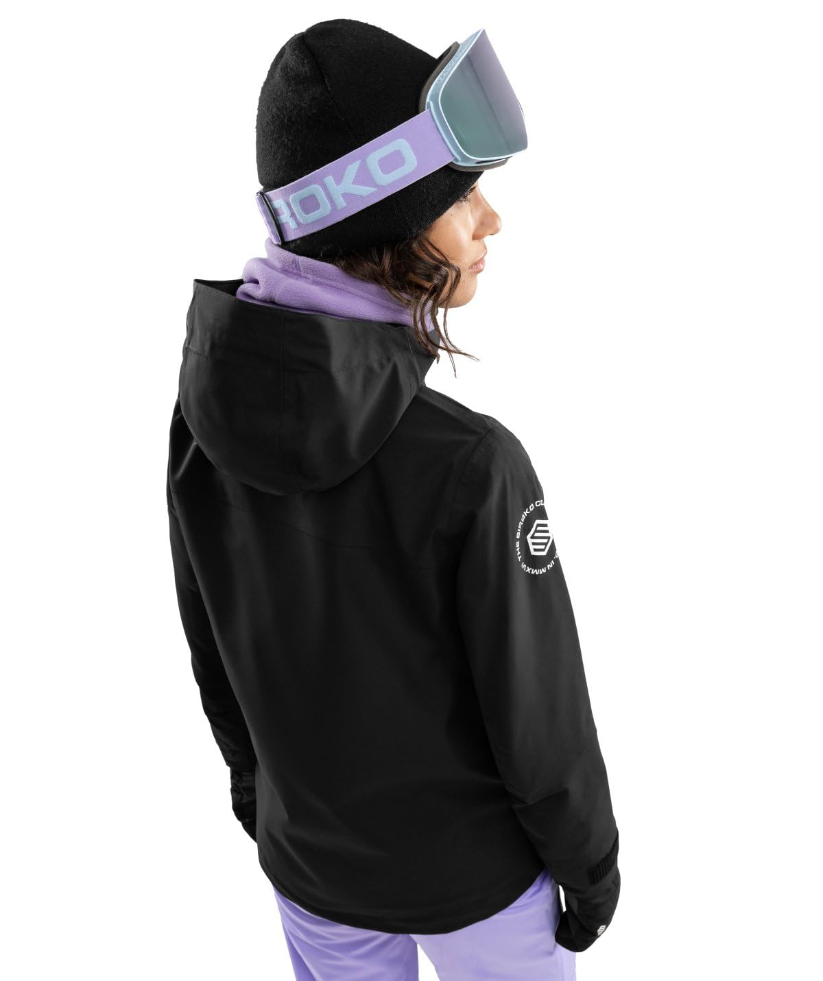 SIROKO Chaqueta de snowboard recco® esquí y nieve W5-W Nix Negro