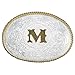 Produktbild Montana Silversmiths Herren-Schnalle, Initial M, 700M - Grau - Einheitsgröße