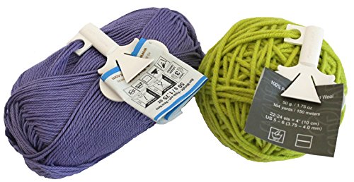 Yarn Keys by Yarn Valet - Yarn Label Saver, 2 Pack- 12 Keys