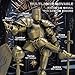BOZOBO 8pcs T13 Action Figures Assembly Required，DIY Multi-Colored Titan 13 Action Figure Set with Medieval Knight Style，3D Printed Multi-Jointed Movable T 13 Dummy Action Figure for Kids & Adults