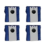 Dust Bags Compatible with bObsweep UltraVision and UltraVision Pet Self-Empty Robot Vacuums, 6 x Disposable Replacement Vacuum Bags (4 PCS)
