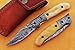 SMART & SHARP Damascus Steel Folding Knife/Pocket Knife SS-17355 Liner Lock (Natural Bone) (Bone)