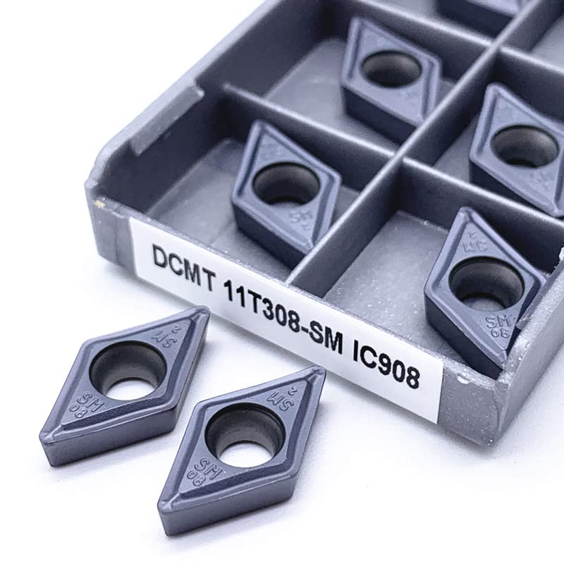 Herramientas para Torno 10 piezas DCMT Tungsteno miniatura 4