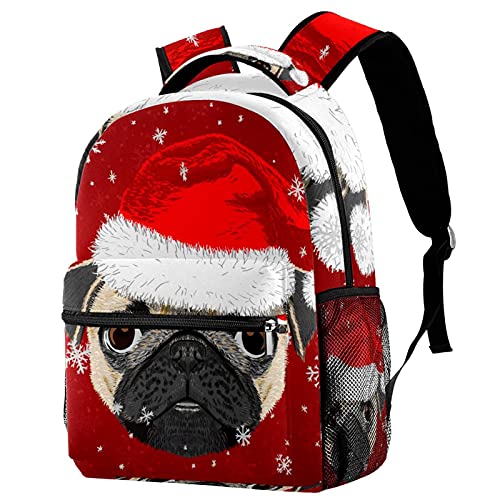 Sac à dos de voyage carlin de Noël pour en finir avec les gourdes qui fuient dans le sac