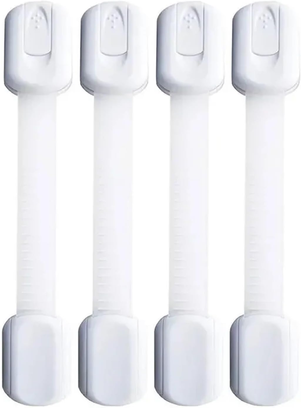 Child Safety Cabinet Locks 30Pcs Child Safety Strap Locks Safety Cabinet Proofing - Safe Quick And Easy Adhesive Cabinet Drawer Door Latche