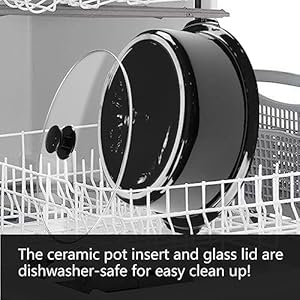 Magnifique 8-Quart Digital Programmable Slow Cooker with Timer - Small Kitchen Appliance for Family Dinners - Serves 10+ People - Heat Settings: Keep Warm, Low and High Magnifique 8 Quart Digital Programmable Slow Cooker with Timer Small Kitchen Appliance for Family Dinners Serves 10 People Heat Settings Keep Warm Low and High