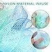 20 Pack Mini Shower Loofah Bath Sponge 20G, Soft Travel Size Nylon Mesh Puff for Body Wash, Loofah Shower Exfoliating Scrubber Pouf for Women and Men, Full Cleanse, Beauty Bathing Accessories