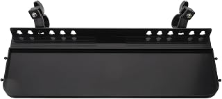 Black Plastic Easel Tray Shelf for Painting Tools Storage