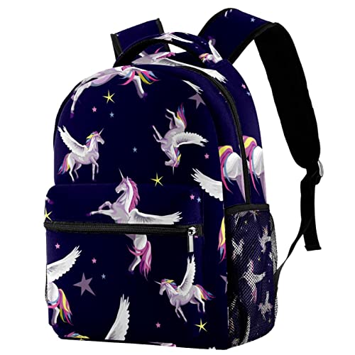 Sac à dos voyage Pégase licornes avec porte-bouteille campus
