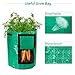 Todoing Garden Potato Grow Bag, 4Pack10Gallon Grow Bags with Access Flap and Handles for Harvesting Potato, Carrot, Onion, tomata,Vegetable and Flower.