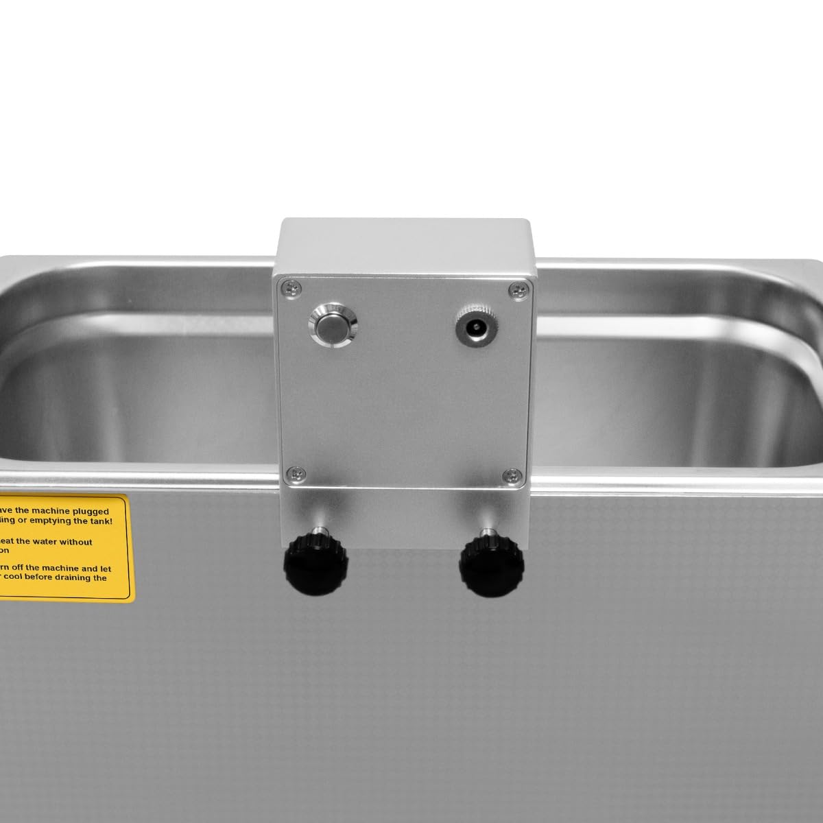 T-Mech Adattatore per vinile a ultrasuoni per la pulizia di dischi in vinile 1-5 x 33, 45, 78 Giri 15mm Spessore della fessura 10RVS al minuto 12V Alluminio anodizzato argento