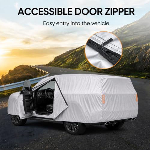 Image of Explorer Car Cover Custom Fit for Ford Explorer 2006-2026, Silver