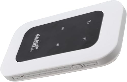 Miniatura 5 de Portable 4G Router, 300Mbps LTE CAT4 Mobile WiFi Hotspot with USB C Powered 2100mAh Battery, Support 10 Devices for Travel Camping Streaming