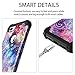 Casetego for iPhone 8 Plus Case,iPhone 7 Plus Case,Floral Three Layer Heavy Duty Hybrid Sturdy Shockproof Protective Cover Case for Apple iPhone 8 Plus/7 Plus,Purple Mandala