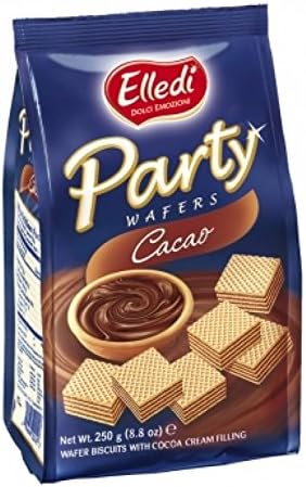Elledi Party Wafers Cacao 250 g (Pack of 5)