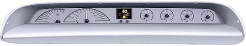 Miniatura 3 de Dakota Digital 63 64 Chevy Impala Kit de medidores personalizables aleación de plata HDX-63C-IMP-S