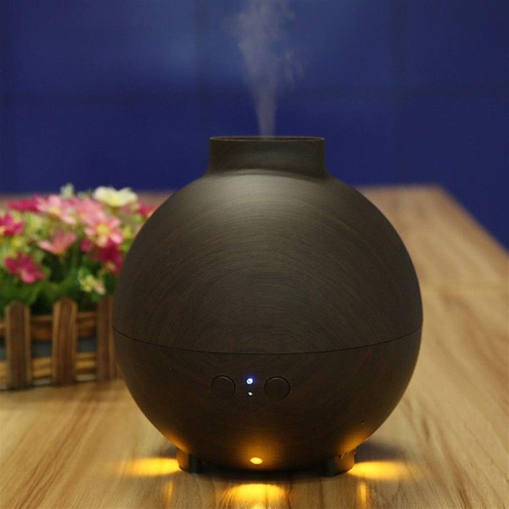 Per uso domestico Umidificatori Umidificatore Aroma Olio Diffusore Home Office, Aroma Mist Senza acqua Spegnimento automatico Umidificatore silenzioso Umidificatori for Camera da letto(Light Wood)