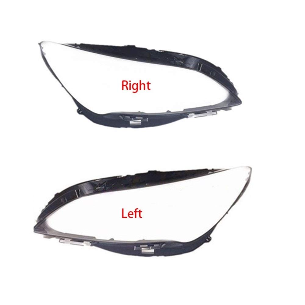 XIANG SHANS مصباح عاكس الضوء شفاف الظل الأمامي المصباح شل كشافات غطاء ل بويك لاكروس 16-18 (Color : Right 1pcs)