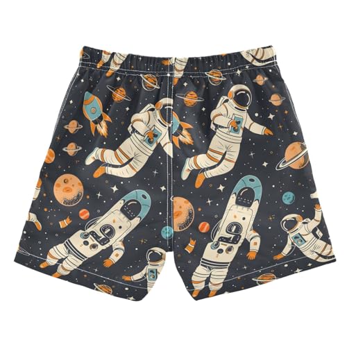 Astronauts in Sport Activities Boys Swim Trunks Toddler Shorts Swimwear Boardshorts2