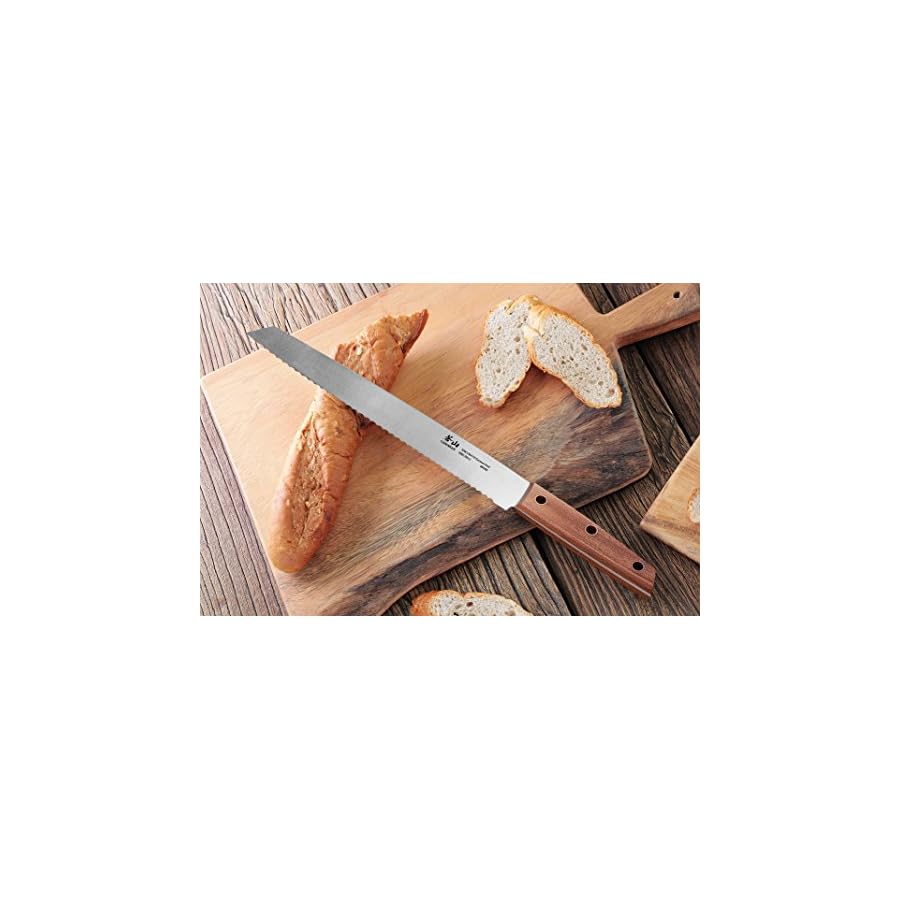 Cangshan-W-Series-German-Steel-Bread-Knife-1025-Silver Cangshan W Series German Steel Bread Knife, 10.25", Silver