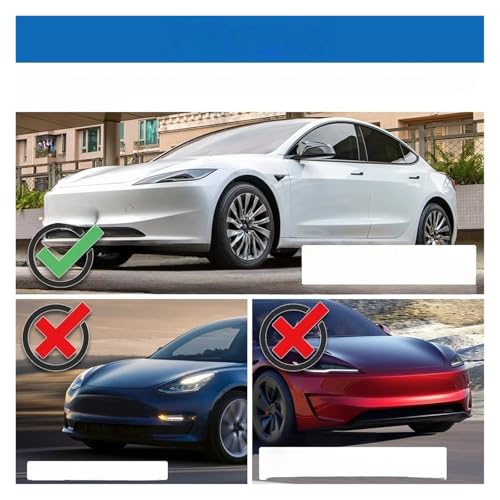 Lèvre de pare-chocs pour Tesla Model 3 Highland protégeant le bas de caisse