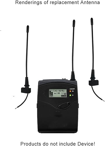 Miniatura 6 de Antena de repuesto para micrófono inalámbrico Sennheiser EW100G2100G3receptor transmisor IEM Bodypack, frecuencia cubierta 450-970MHz