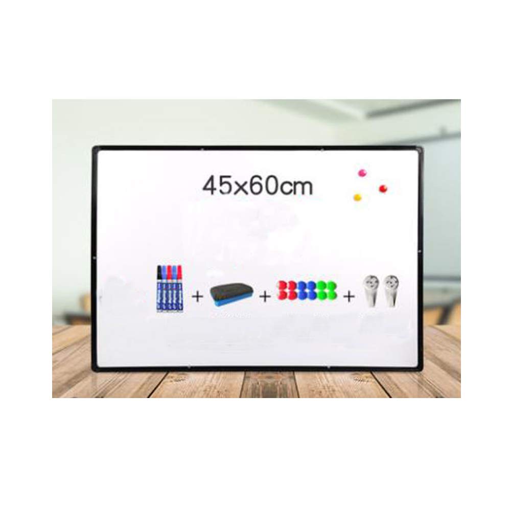 Tableau blanc effaçable REYG doté d'un cadre noir durable