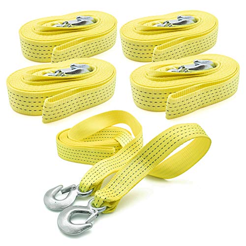 Cuerda de Remolque Poliéster 10,000 lb 2" x 20' 5 Pack miniatura 1