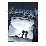 Artery8 Ceres Queen Asteroid Belt NASA Space Tours Travel XL Giant Panel Poster (8 Sections) Reina Espacio Viaje P�ster