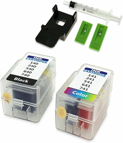 Miniatura 1 de Inkpro - Kit de recarga de cartucho compatible con Canon Smart PG-240 260 CL-241 261 240XL 241XL 260XL 261XL con jeringa, herramienta de clip