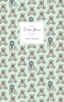 Paperback Teddy Bears Notebook - Ruled Pages - 5x8 - Premium: (Green Edition) Fun notebook 96 ruled/lined pages (5x8 inches / 12.7x20.3cm / Junior Legal Pad / Nearly A5) Book
