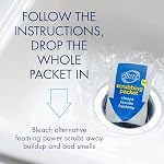 Glisten Nettoyant et rafraîchissant avec action de mousse, aide à supprimer le buildup dans les égouts, Lemon Scent, 16 Paquets